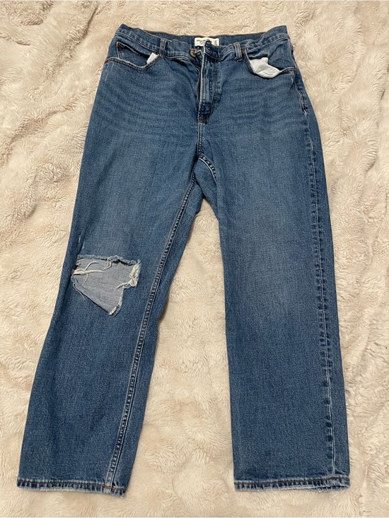 Abercrombie & Fitch Denim - Abercrombie & Fitch Denim Curve Love Jeans with straight ankle & ultra high rise